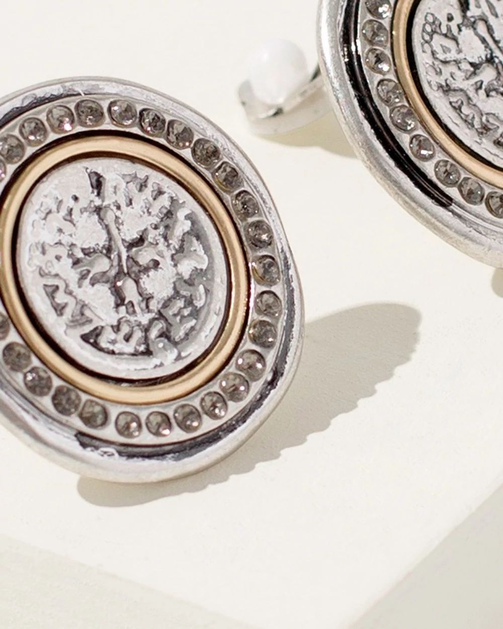 Button Clip-on Earrings