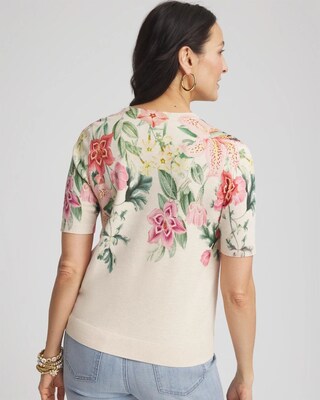Garden Crewneck Pullover Sweater click to view larger image.