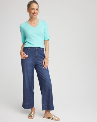 Everyday V-Neck Pima Tee click to view larger image.