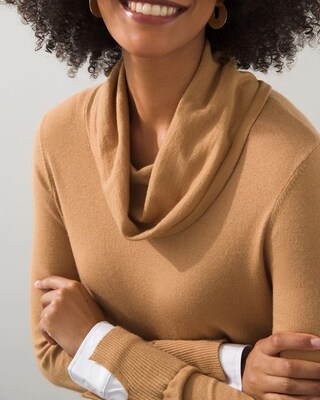 Knit and Woven Pullover Sweater