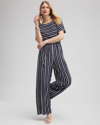 Dolman Stripe Jumpsuit