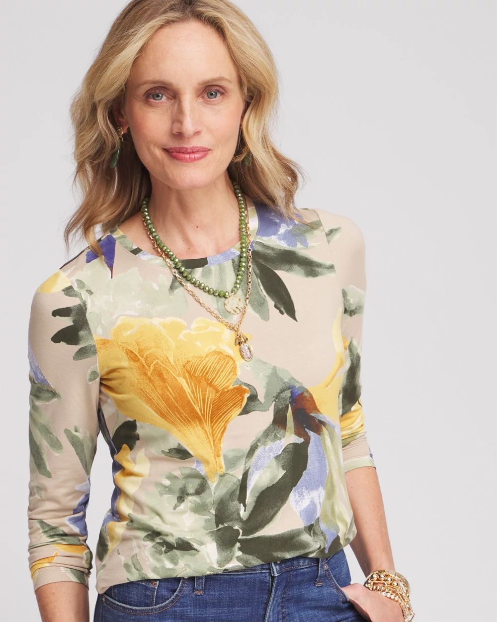 Touch of Cool™ Garden Long Sleeve Tee