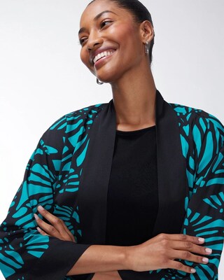 Travelers Wing Print Kimono