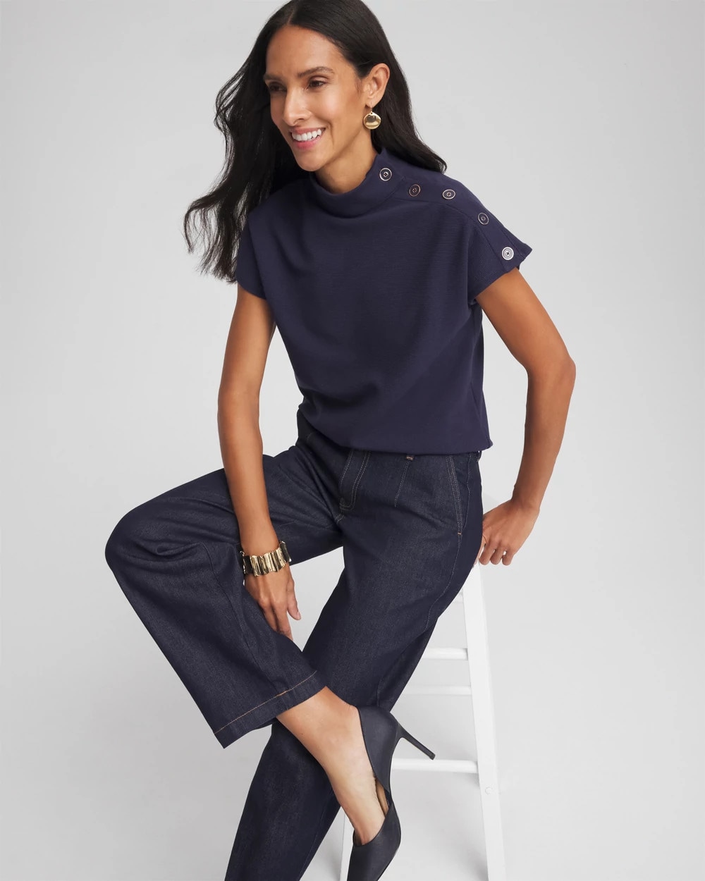 Ottoman Cap Sleeve Tee