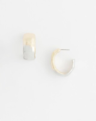 Mixed Metal Hoops