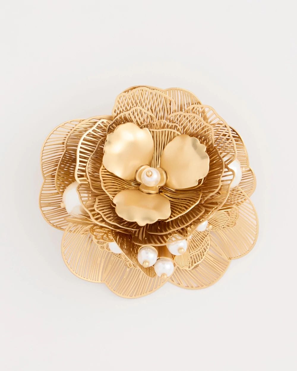 Filigree Flower Brooch