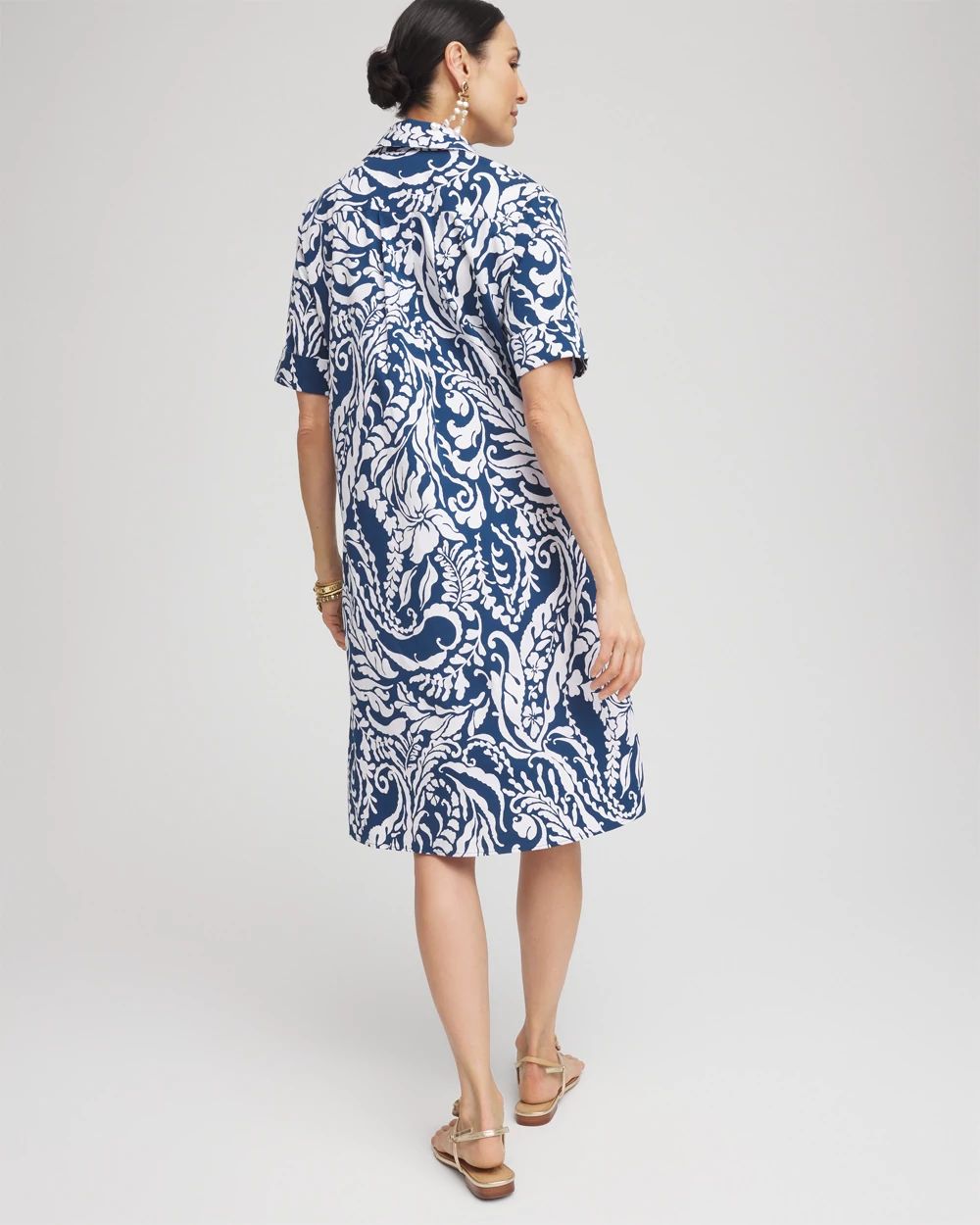 Poplin Popover Shirtdress