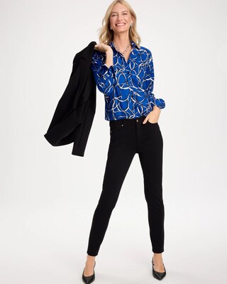 No Iron™ Stretch Printed Shirt click to view larger image.