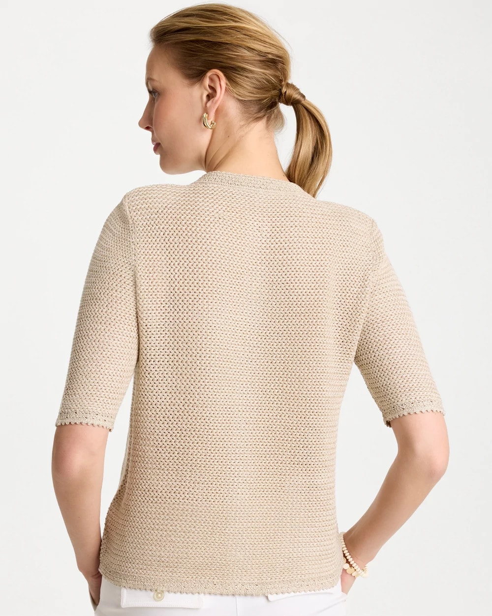 Metallic Lady Jacket Cardigan