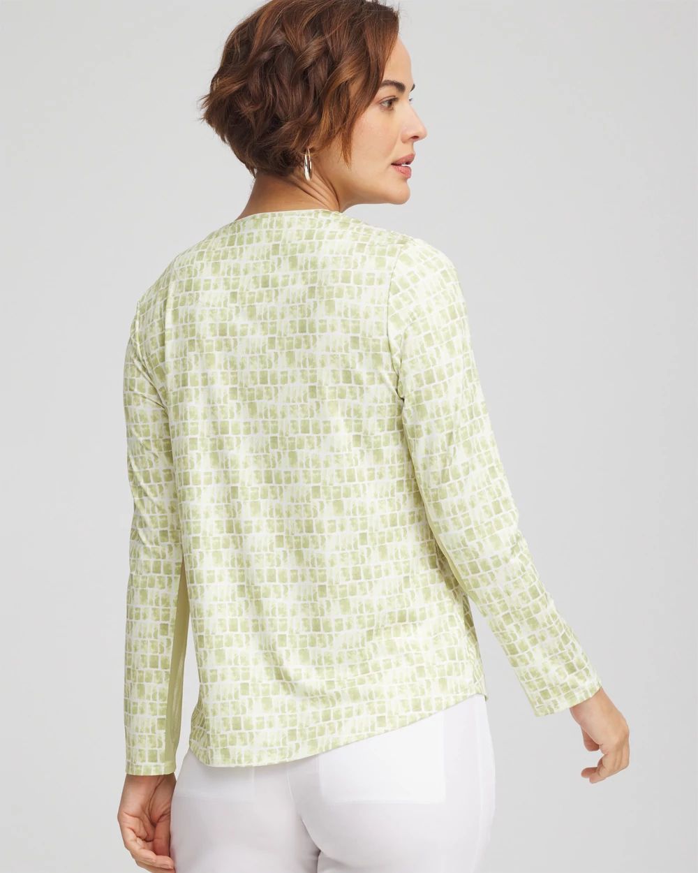 Zenergy® UPF Tile Long Sleeve Top click to view larger image.