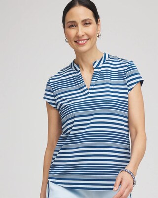 Zenergy® UPF Striped Polo