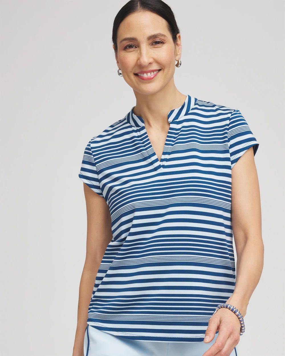 Zenergy® UPF Striped Polo
