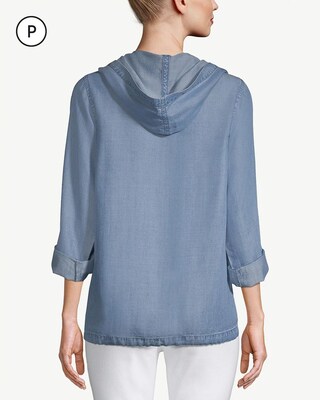 Zenergy Tencel Denim Pullover Jacket click to view larger image.