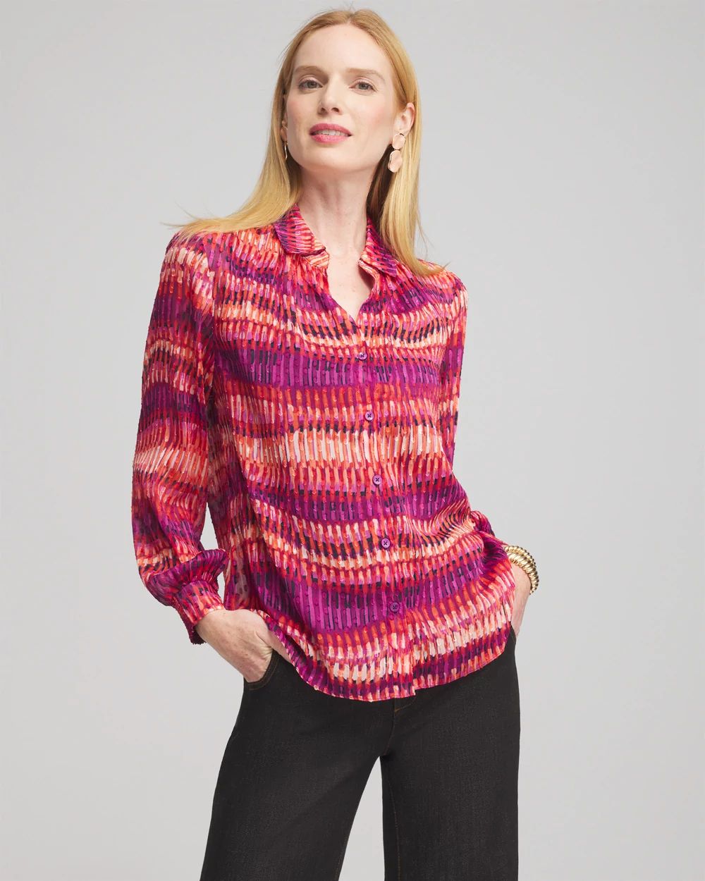 Jacquard Clip Dot Shirt