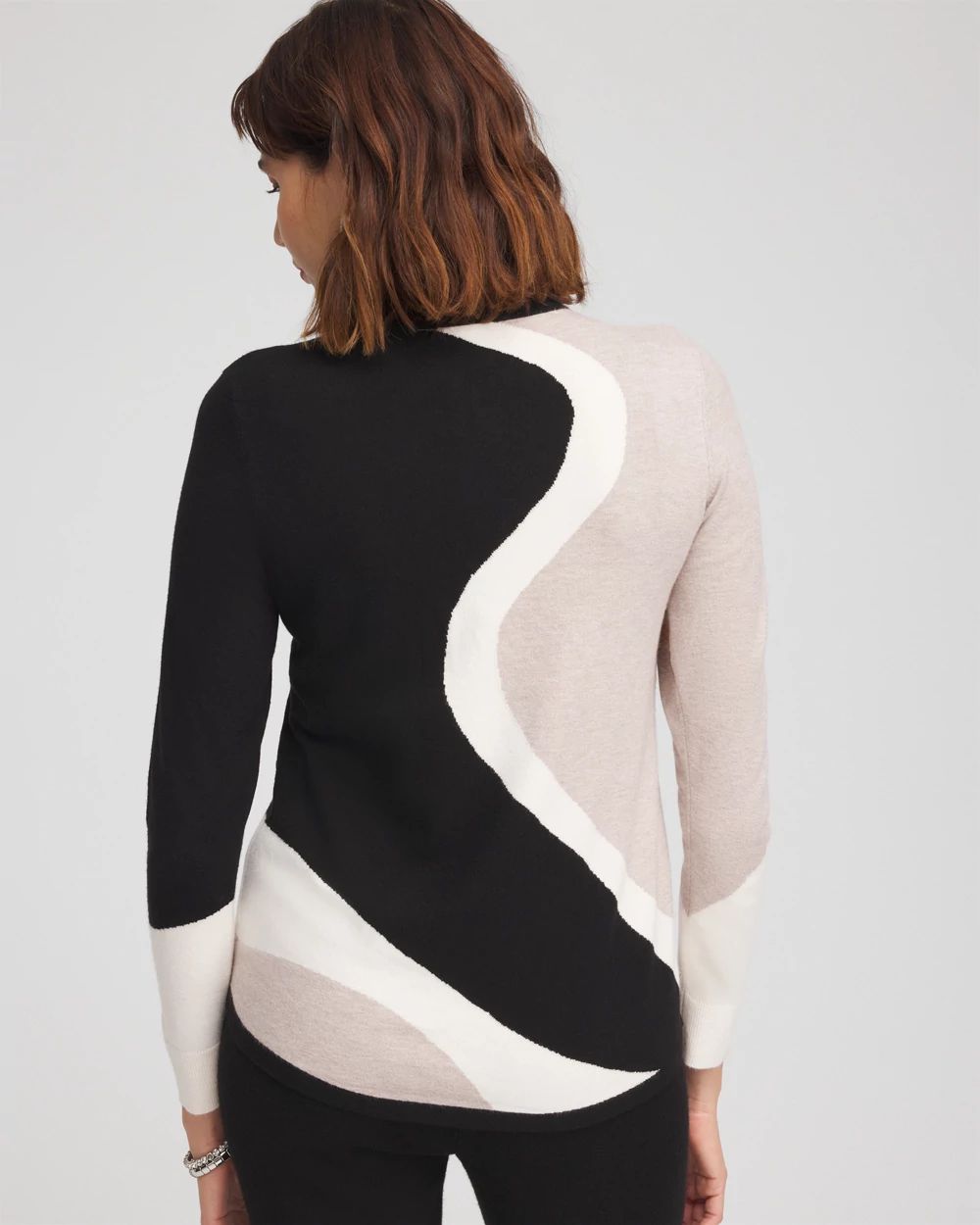 Zenergy® Luxe Cashmere Blend Colorblock Top
