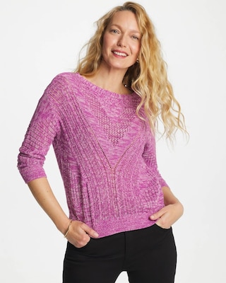 Relaxed Dolman Pullover Sweater