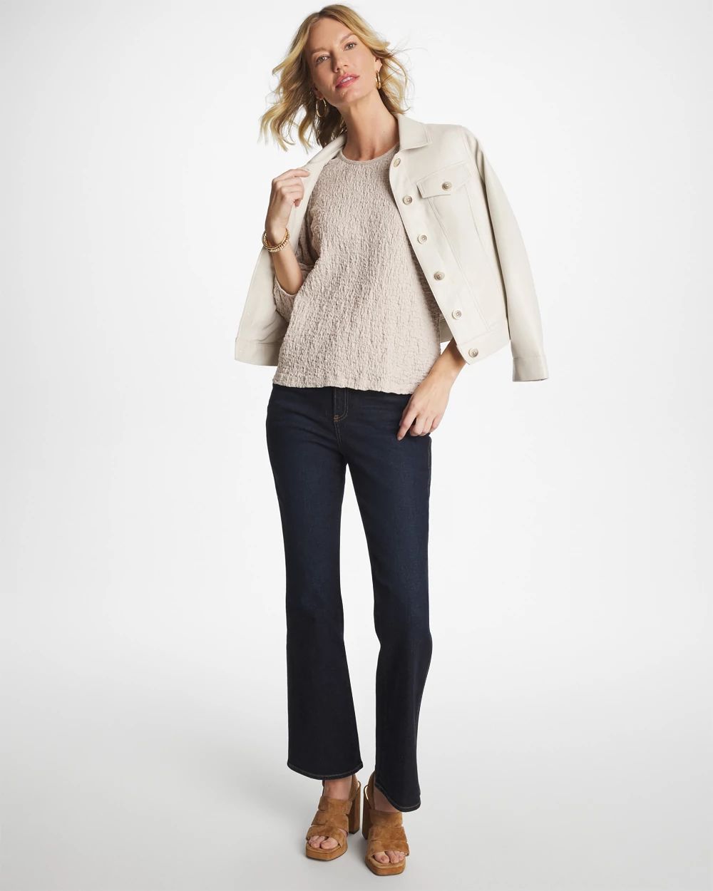 Textured Feminine Tee