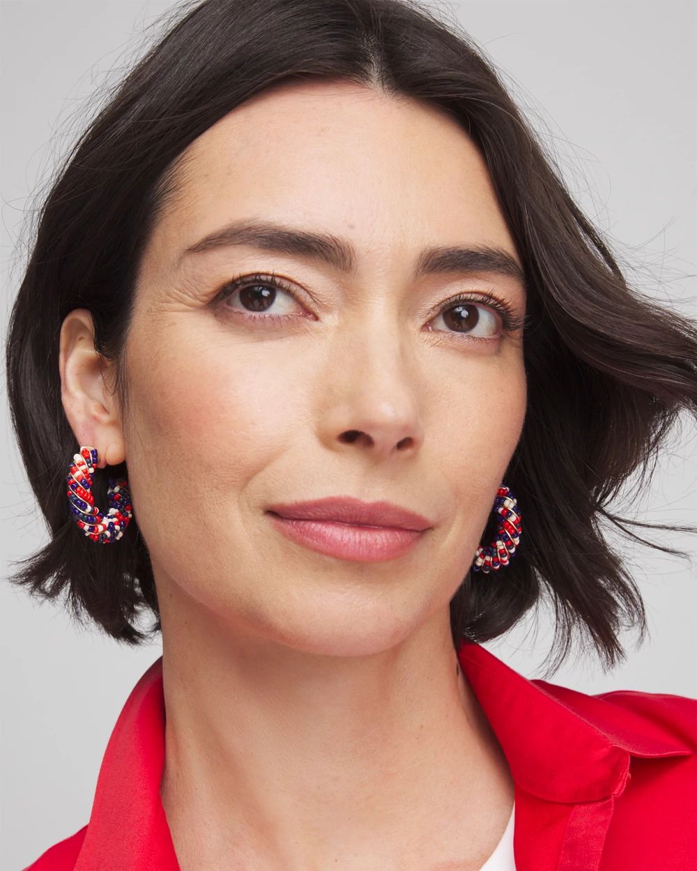 No Droop® Seed Bead Hoop Earrings