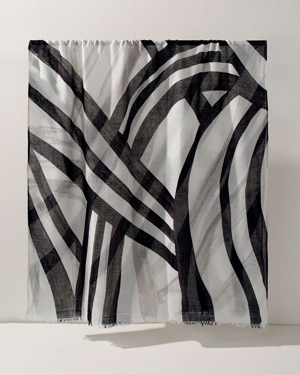 Geometric Print Oblong Scarf