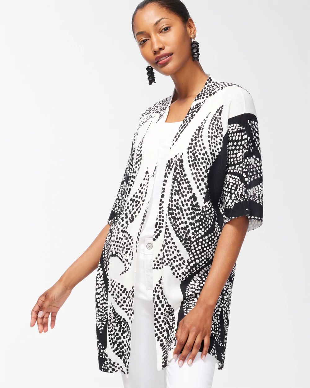 Summer Romance Foliage Midi Cardigan