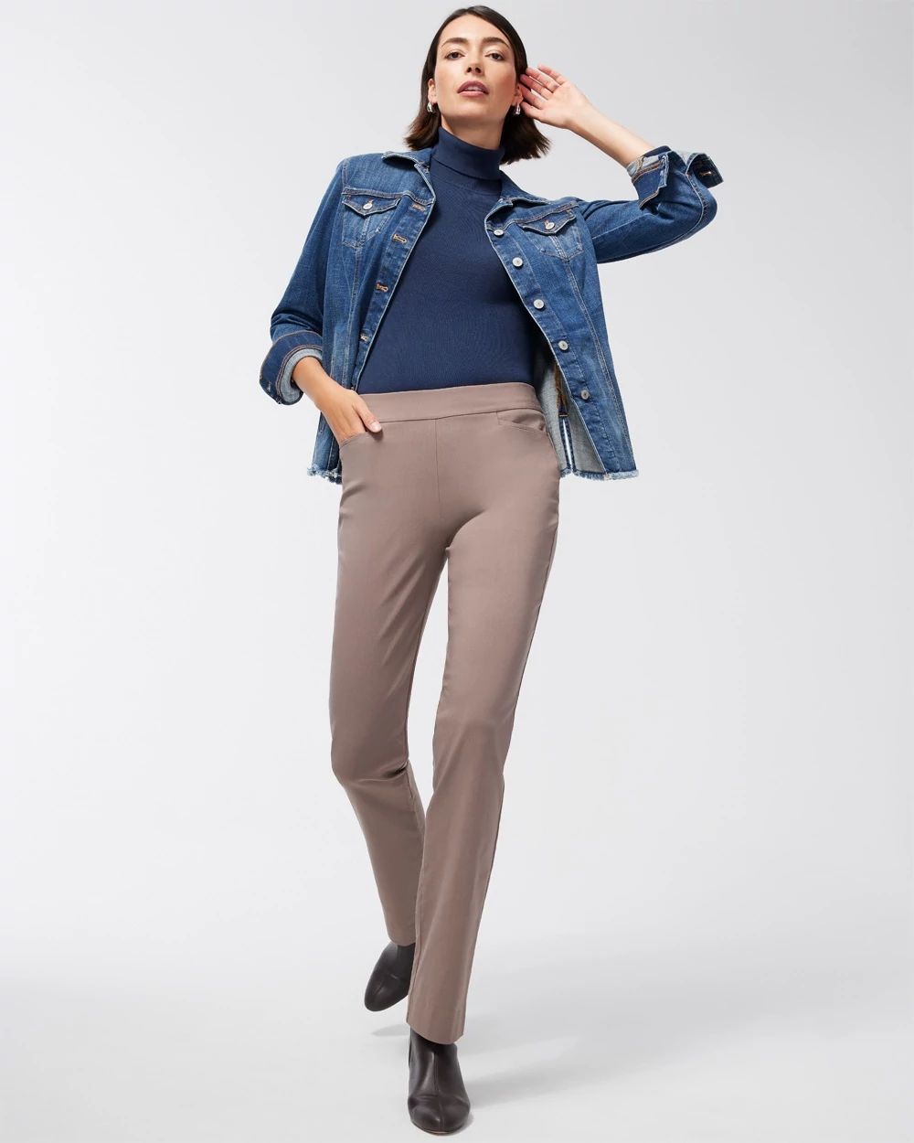 Petite Brigitte Slim Pants