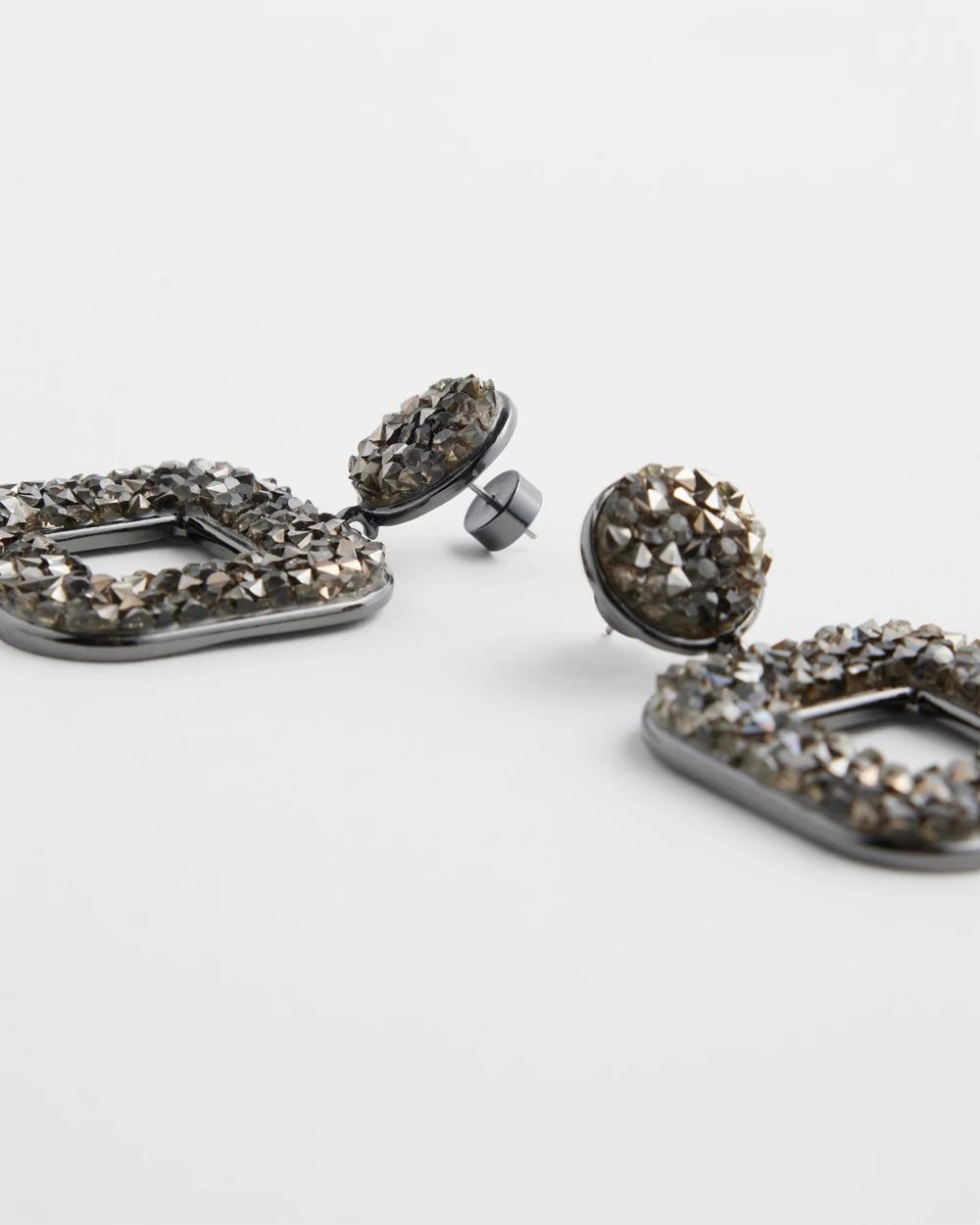 Rhinestone Drop Earrings
