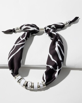 Adjustable Scarf Necklace