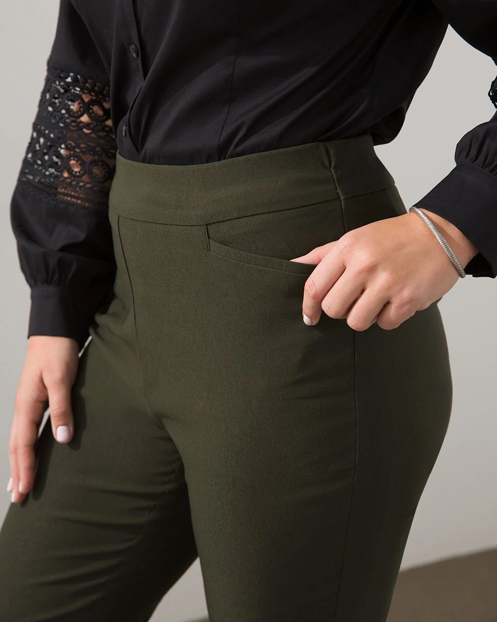 Brigitte Curvy Slim Ankle Pants