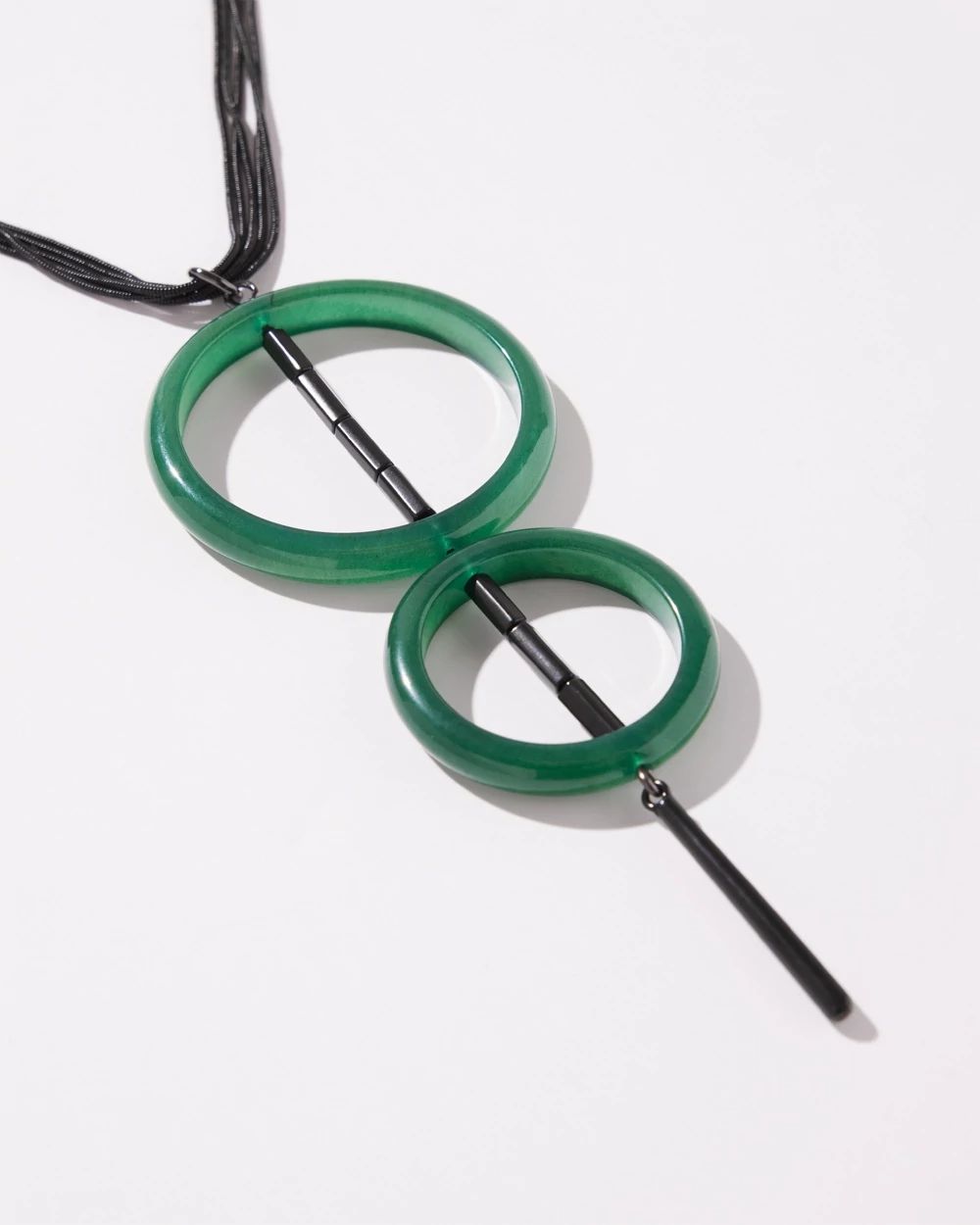 Green Quartz Pendant Necklace