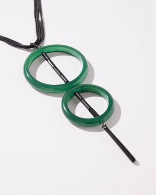 Green Quartz Pendant Necklace