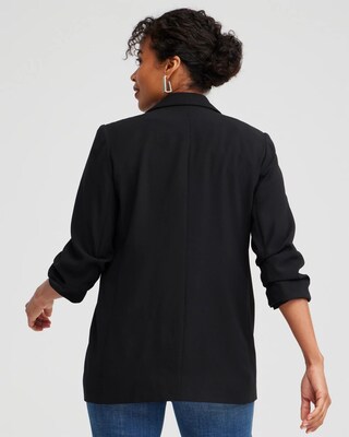 Crepe Embellished Soft Blazer