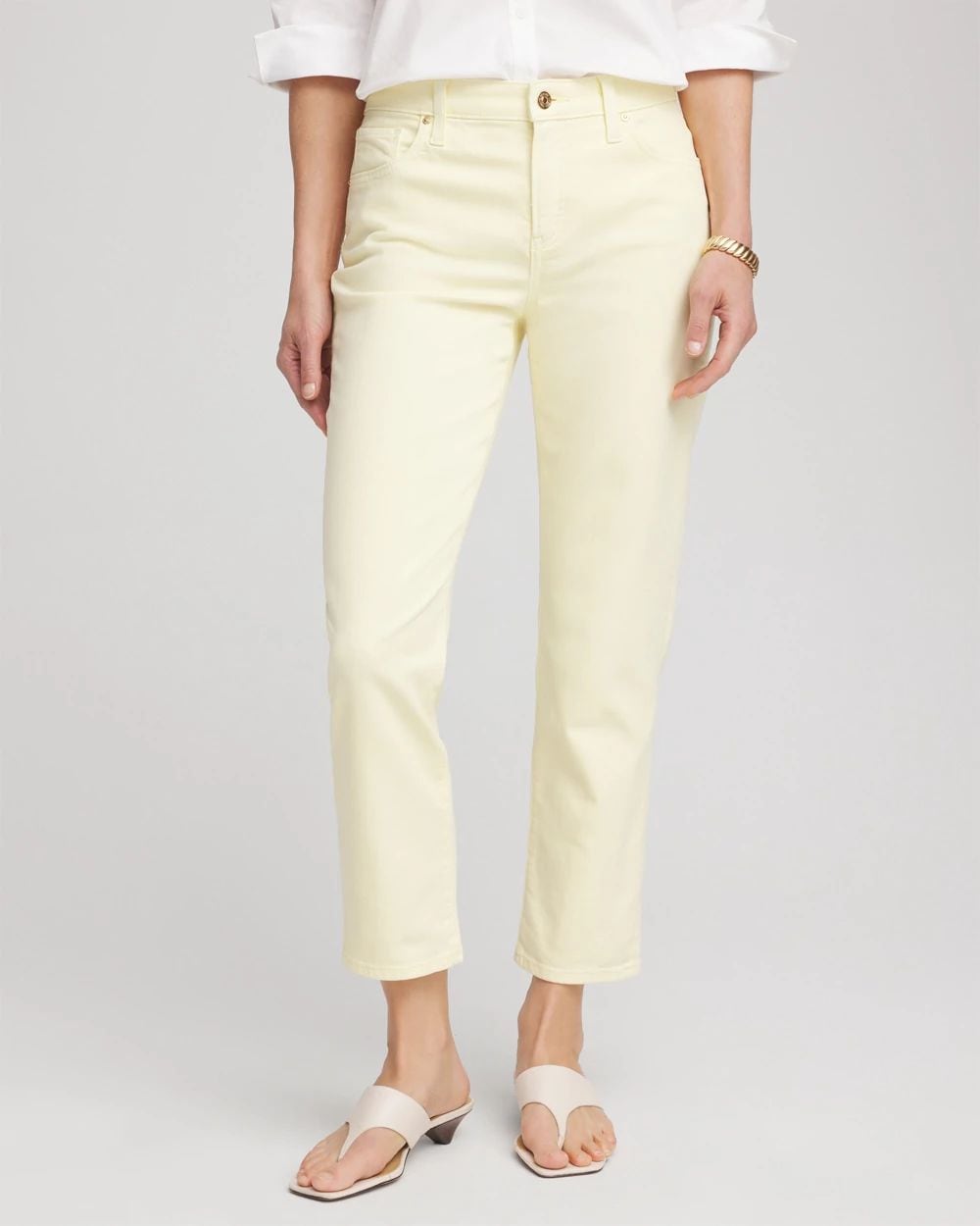 Girlfriend Cropped Jeans