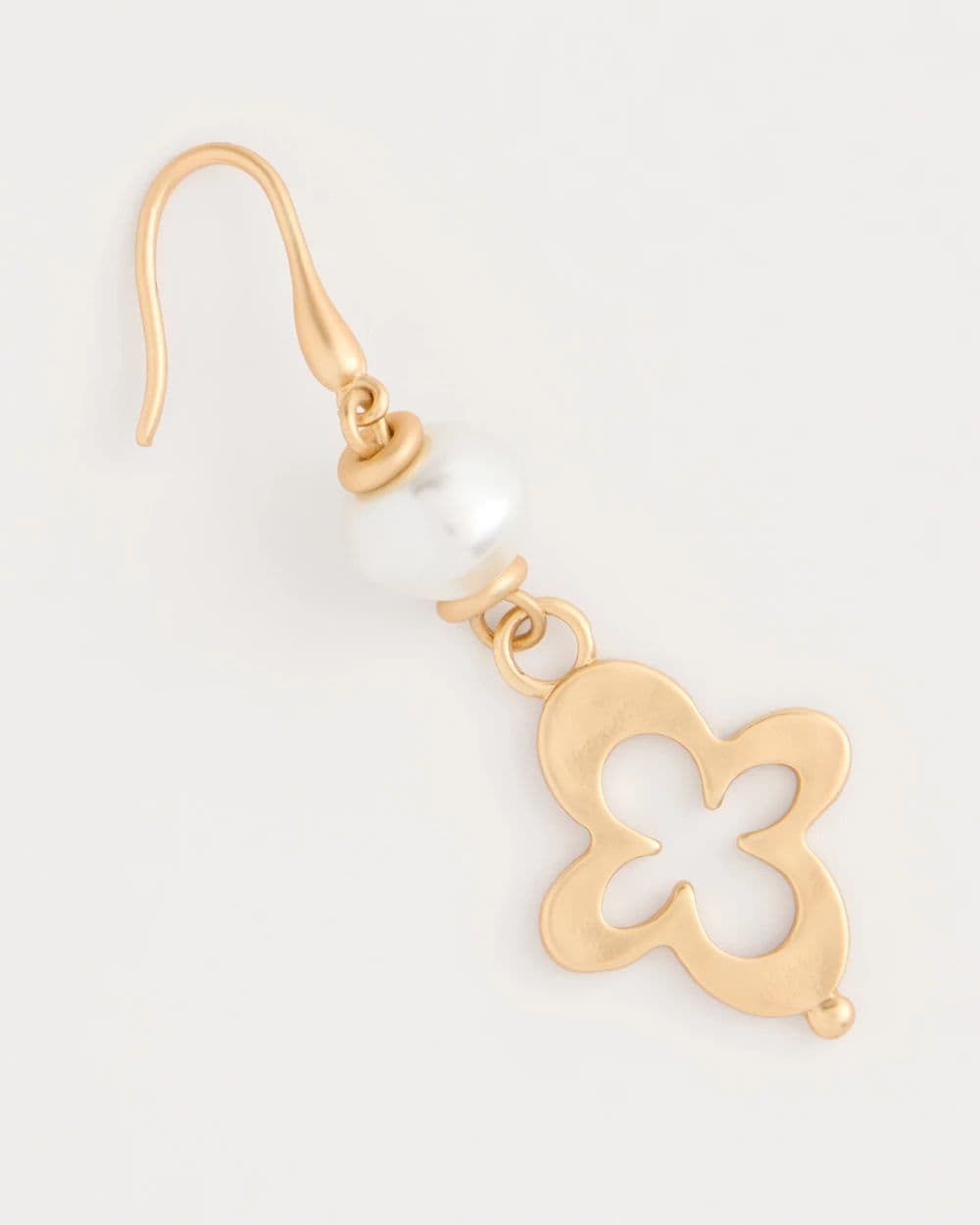 Linear Charm Drop Earrings click to view larger image.