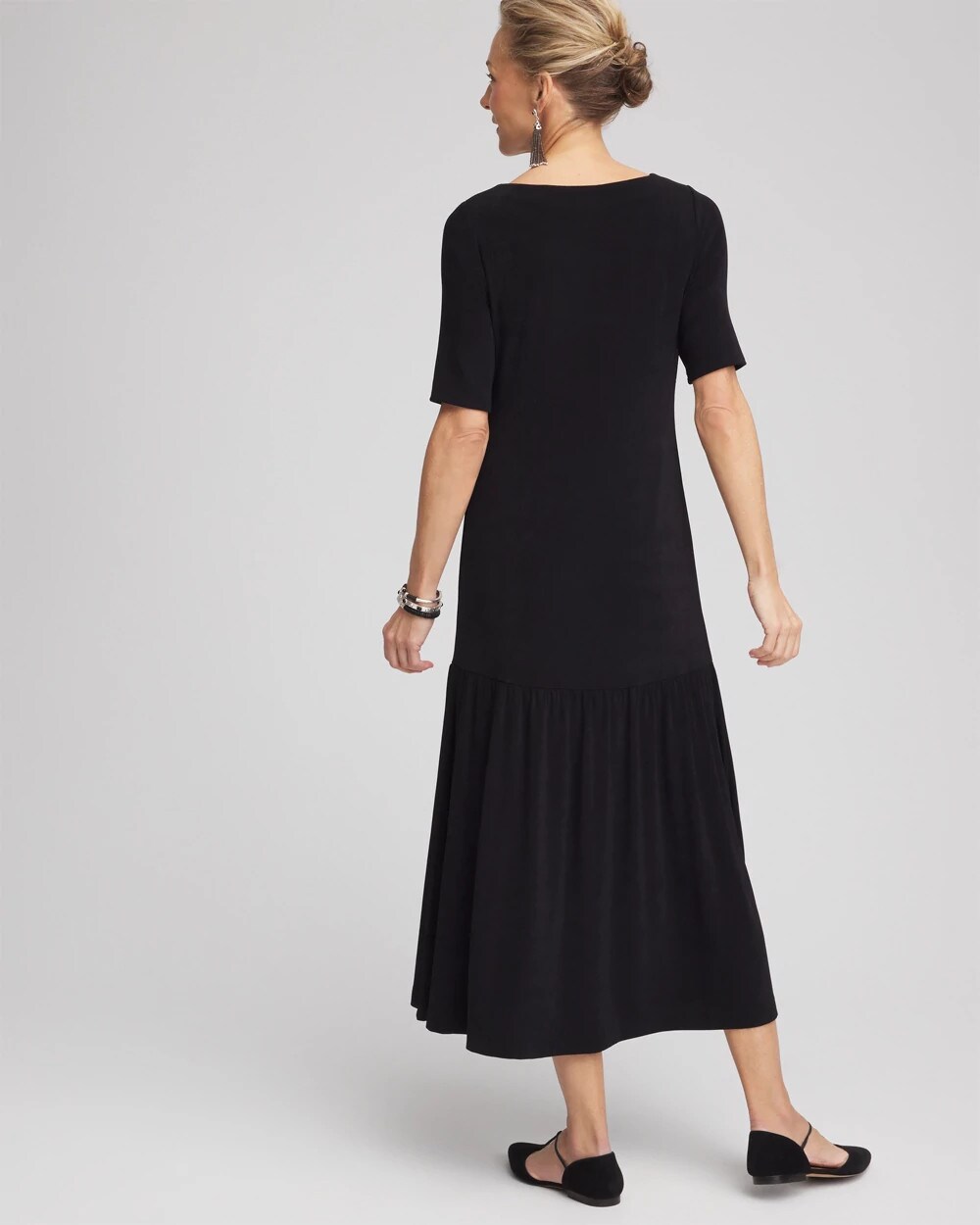 Travelers™ Boatneck Drop-Waist Dress