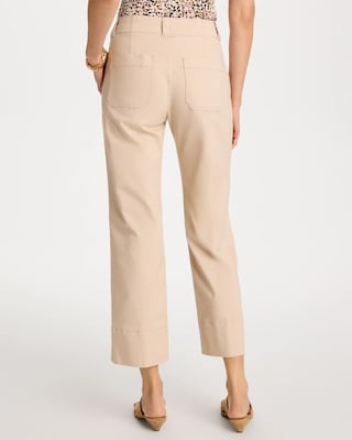 High Hem Straight Crop Pants click to view larger image.