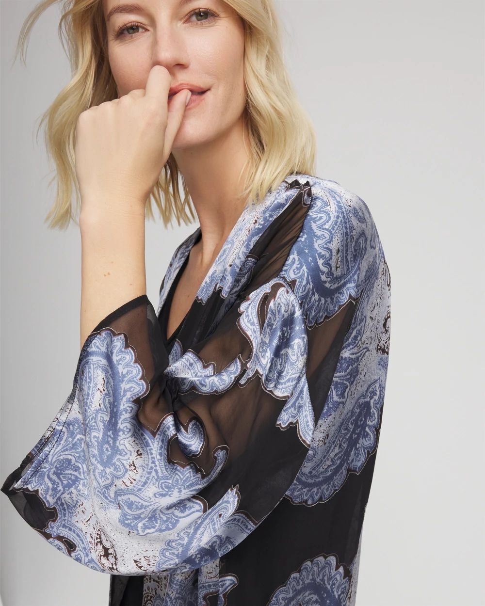 Travelers™ Collection Paisley Burnout Jacket
