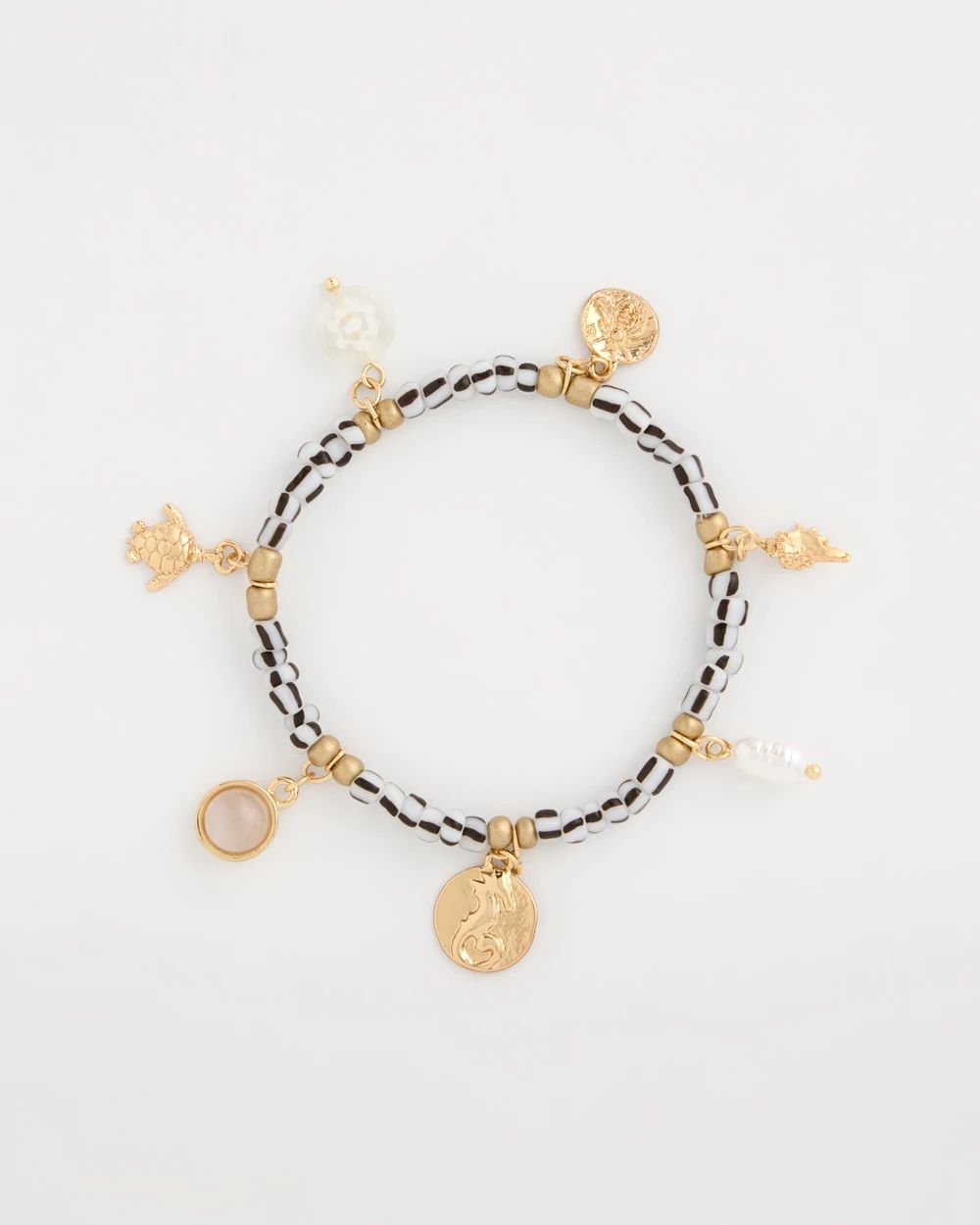 Beachy Charm Stretch Bracelet