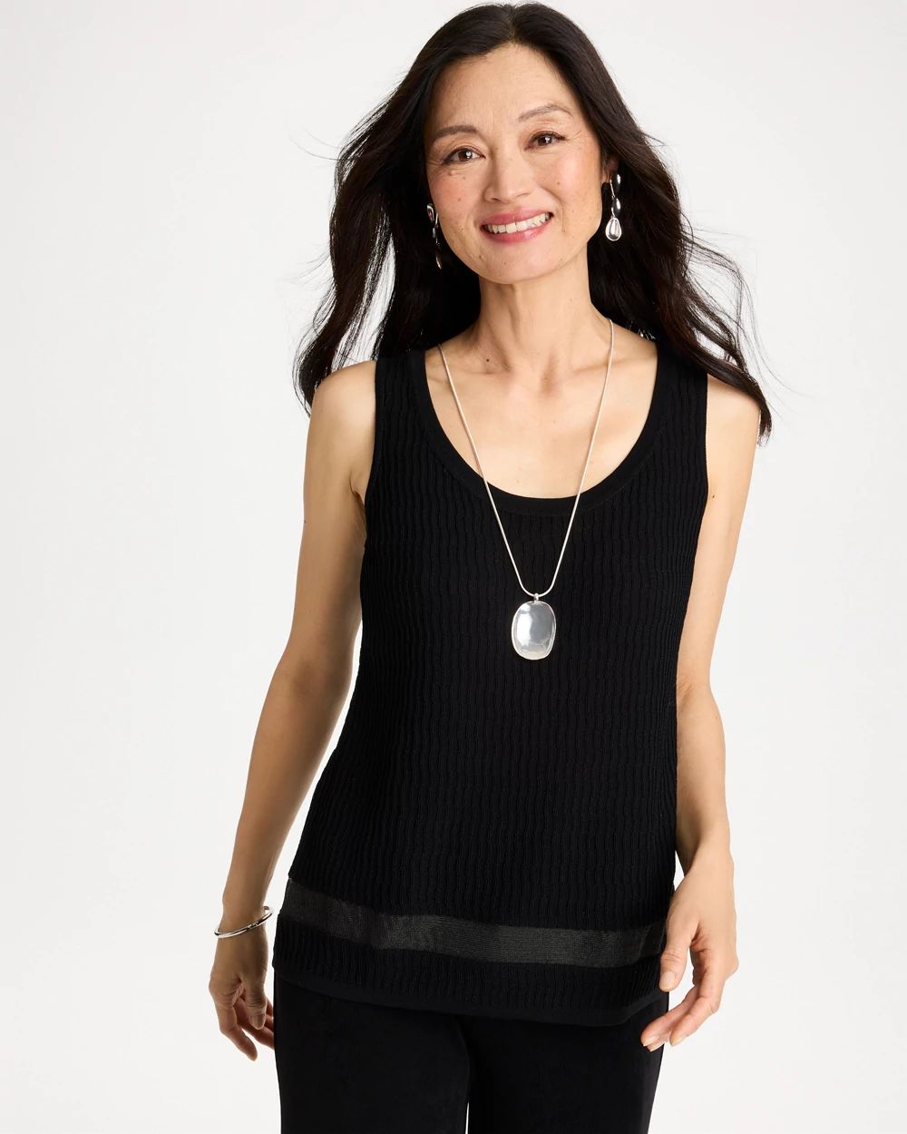 Travelers™ Sheer Stripe Tank