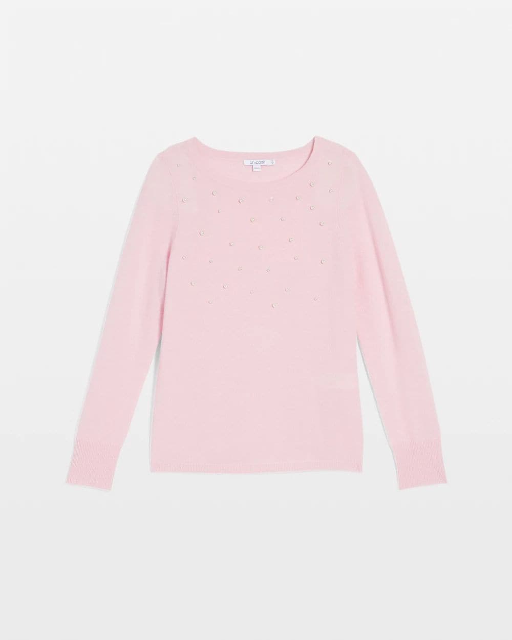 Embellished Cashmere Pullover Sweater