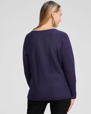 Floral Embroidered Pullover Sweater