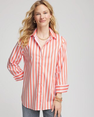 No Iron™ Summer Striped Shirt