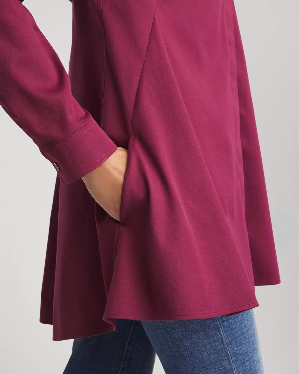 No Iron™ Pocketed Tunic click to view larger image.