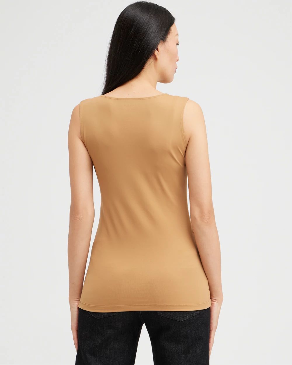 High Neck Microfiber Tank