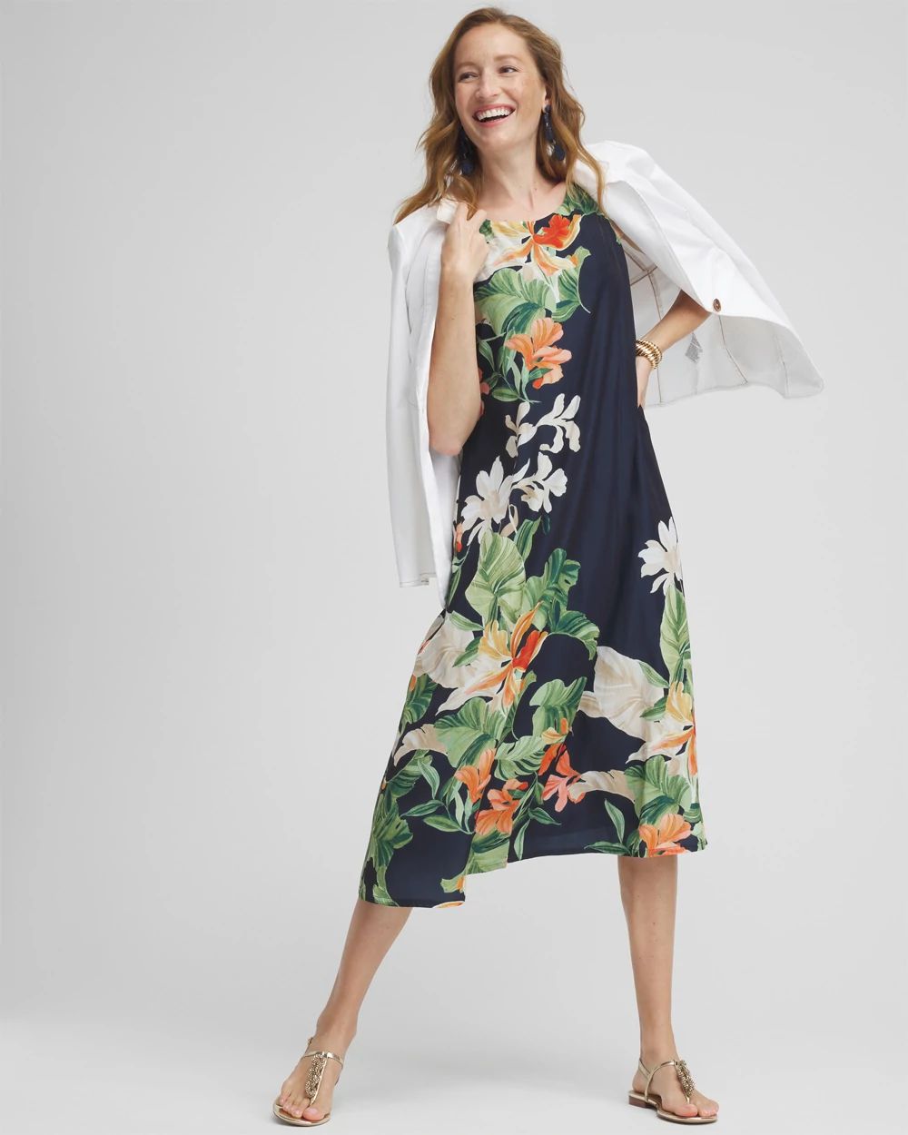 Orchid Trapeze Dress