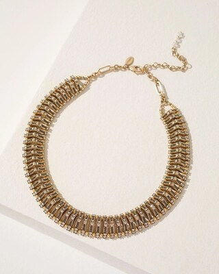 Gold-Tone Statement Collar Necklace