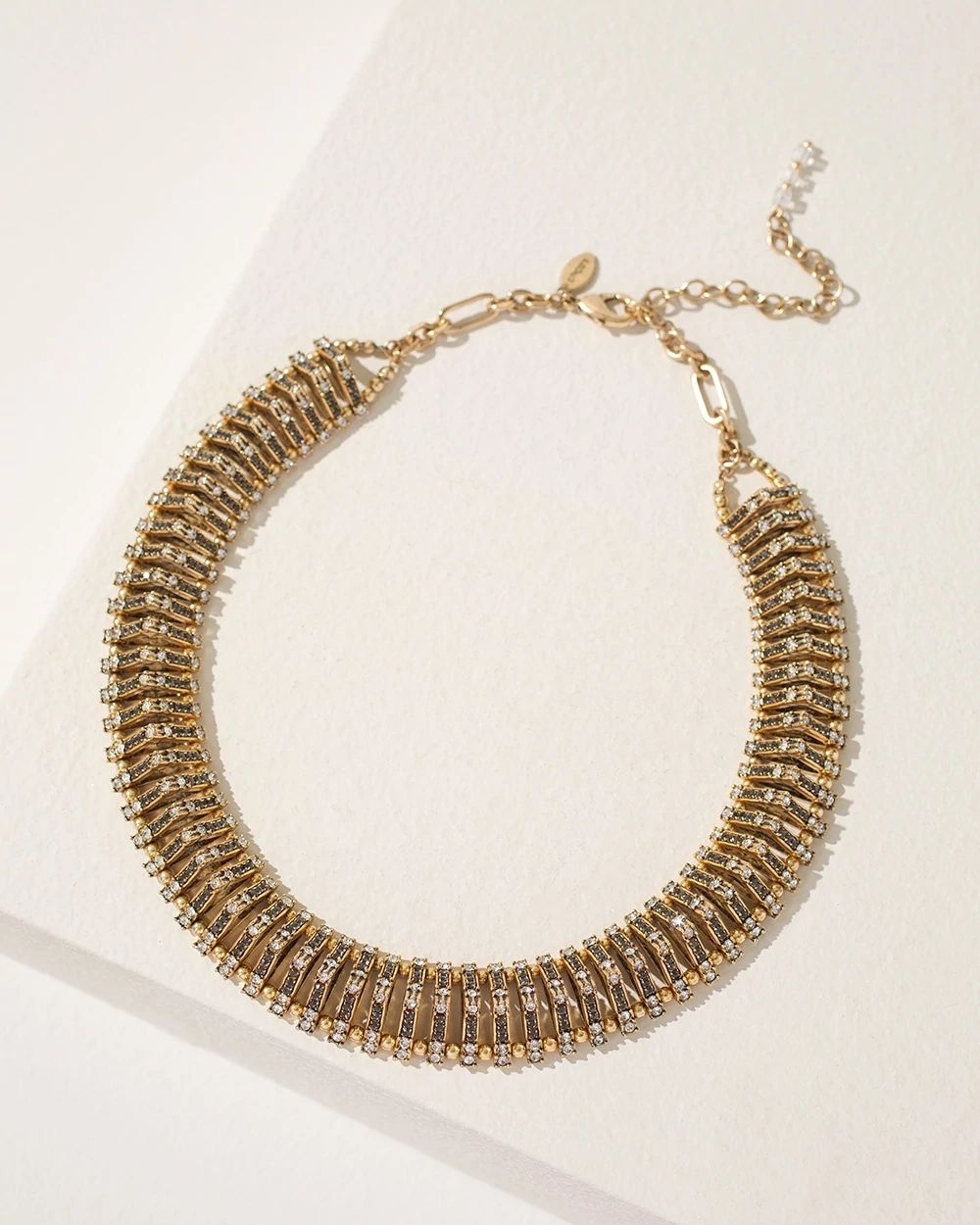 Gold-Tone Statement Collar Necklace