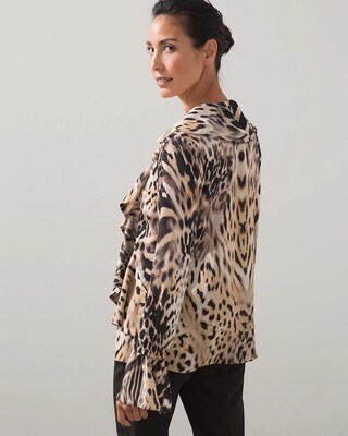 Black Label Ruffle Blouse