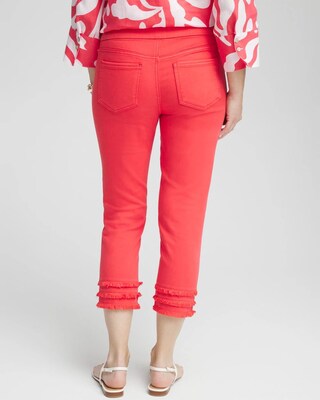 Fray Hem Pull-On Crops click to view larger image.