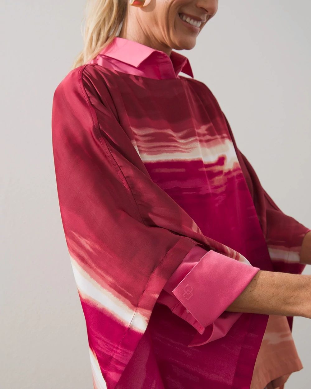 Ombre Woven Poncho