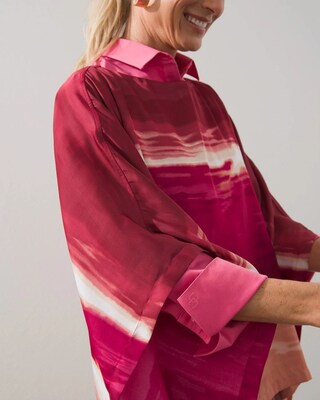 Ombre Woven Poncho